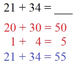 Halbschriftlich Rechnen Addition