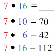 Halbschriftliche Multiplikation Beispiel 1