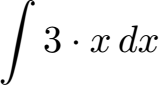 Integral berechnen Faktorregel Beispiel