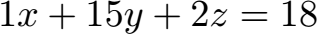 Koordinatengleichung in Achsenabschnittsform Beispiel 2 Aufgabe