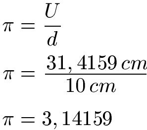 Kreiszahl Beispiel 1