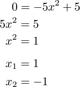 Kurvendiskussion Beispiel 1 Nullstellen