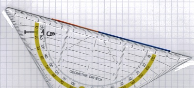 Längen und Strecken mit Geodreieck und Lineal messen Bild 3