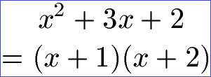 Linearfaktorzerlegung Beispiel 1 Lösung quadratische Funktion / Gleichung