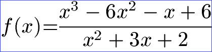 Linearfaktorzerlegung Beispiel 3 Aufgabe gebrochenrationale Funktion / Gleichung