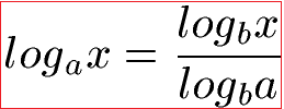 Logarithmus Basiswechsel Formel