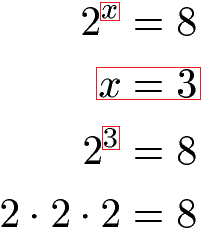 Logarithmus Beispiel Einleitung 