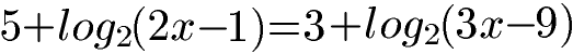 Logarithmusgleichungen Beispiel 3 Aufgabe