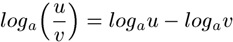 Logarithmusregel Division / Bruch