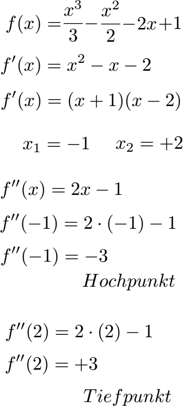 Monotonie Beispiel 1 Lösung