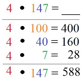 Multiplizieren Zehnerzahl Beispiel 3
