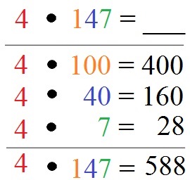Multiplizieren Zehnerzahl Beispiel 3