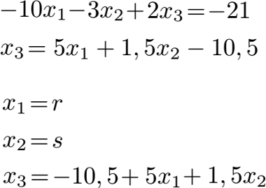 Normalenform in Parameterform Beispiel 1 Lösung Teil 3