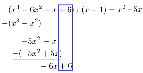 Nullstellen berechnen Polynomdivision Beispiel 1 Teil 10