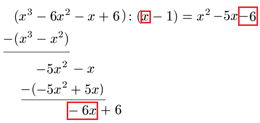 Nullstellen berechnen Polynomdivision Beispiel 1 Teil 12
