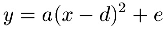 Gleichung Scheitelpunktform