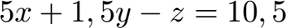 Parametergleichung in Achsenabschnittsform Beispiel 1 Lösung Teil 3