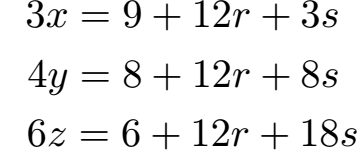 Parametergleichung in Koordinatengleichung Beispiel 2 Lösung 2