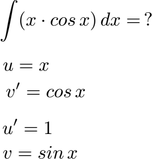 Partielle Integration Beispiel 1 Lösung Teil 1