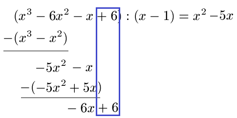 Nullstellen berechnen Polynomdivision Beispiel 1 Teil 10