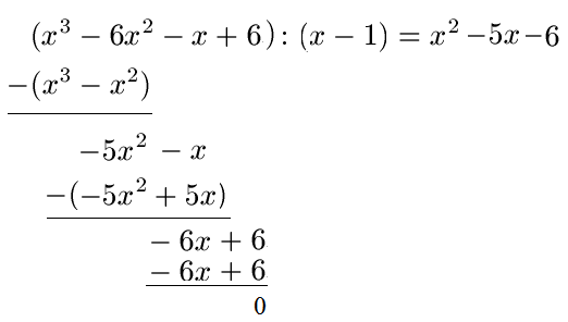  Polynomdivision Beispiel 1 Teil 14
