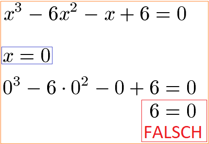 Polynomdivision Divisor finden Beispiel 1 Lösung Teil 1