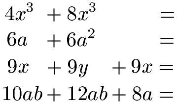 Potenzen Addition und Subtraktion Beispiel 1