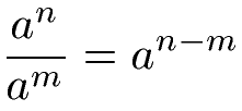 Potenzen dividieren: Gleiche Basis, unterschiedliche Exponenten