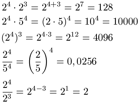 Potenzen Regeln Beispiel 3