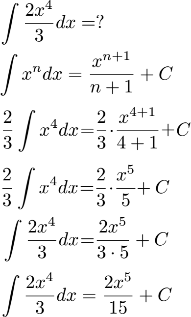 Potenzregel Integrieren Beispiel 2 Lösung