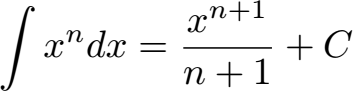 Potenzregel integrieren Formel