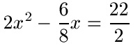 PQ-Formel Beispiel 2 Aufgabenstellung