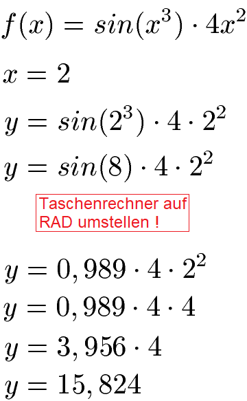 Produktregel und Kettenregel: Was zuerst berechnen?