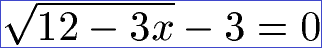 Quadratwurzelgleichungen Beispiel 1 Aufgabe