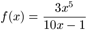 Quotientenregel Beispiel 1 Aufgabe