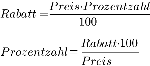 Rabatt Beispiel 3b