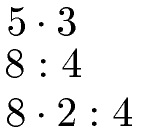 Rechnen Reihenfolge: Multiplikation und Division