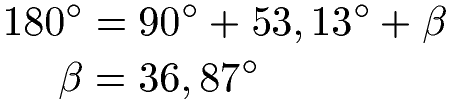 Rechtwinkliges Dreieck Beispiel 1 Beta berechnen