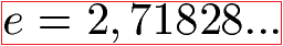 Reelle Zahlen Beispiel 2 eulersche Zahl