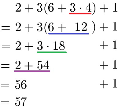 Reihenfolge Rechnen Beispiel 2