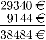 Sachaufgaben Klasse 5: Miete und Nebenkosten für 36 Monate