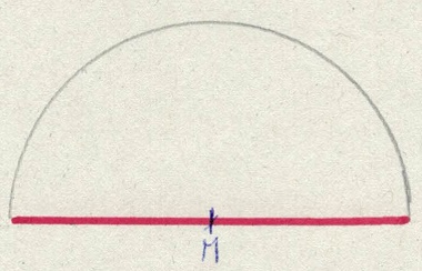 Satz des Thales Beispiel 1 Lösung Teil 1