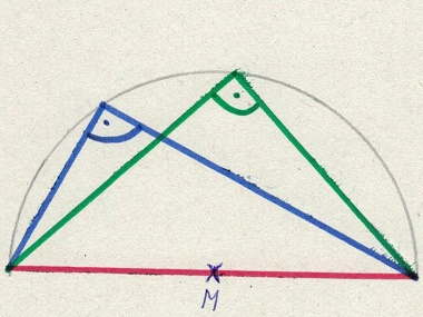 Satz des Thales konstruieren Bild 5