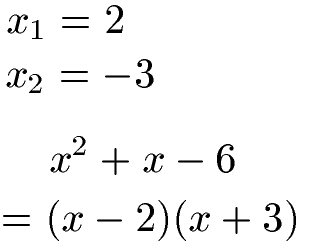 Satz von Vieta Beispiel 2 Linearfaktorzerlegung