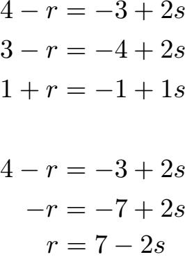 Schnittpunkt zweier Geraden Beispiel 1 Lösung Teil 2 LGS