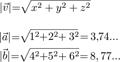 Skalarprodukt Raum Beispiel 1 Lösung Betrag Vektoren