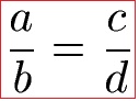 1. Strahlensatz Formel a : b = c : d