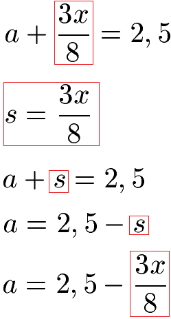 Substitution Beispiel 1 Lösung
