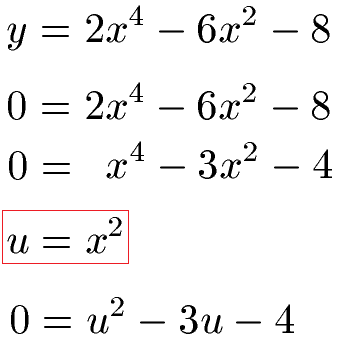 Substitution Und Biquadratische Gleichungen