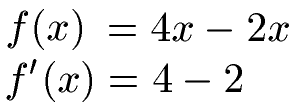 Summenregel / Differenzregel Beispiel 2